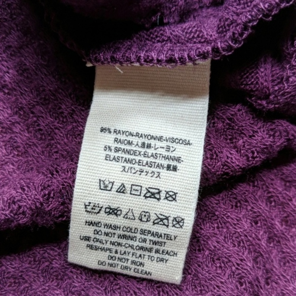 NWOT Free People 'Ventura' High/Low Thermal Top - Picture 5 of 5